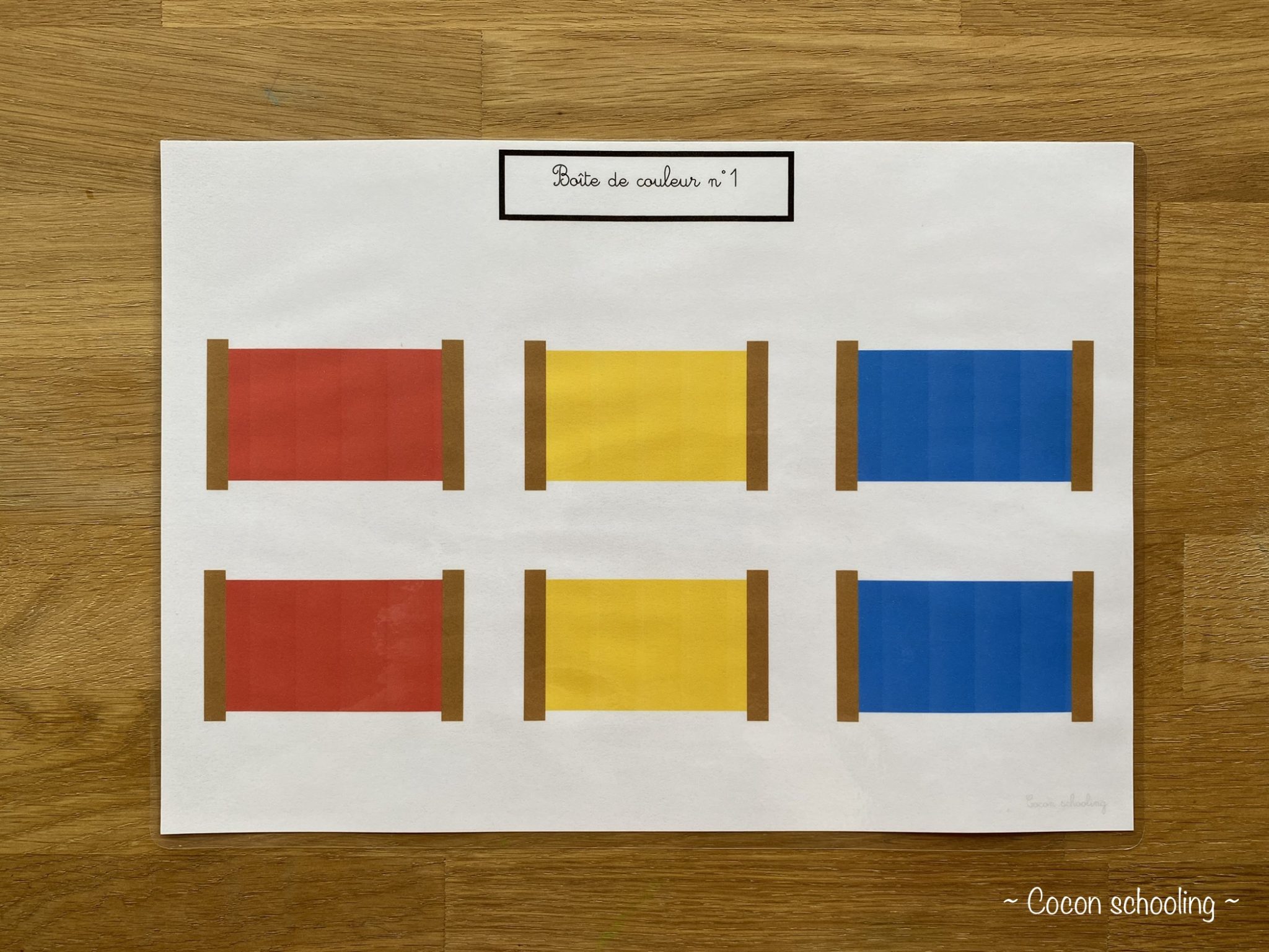 Les couleurs primaires et secondaires – Cocon-Schooling