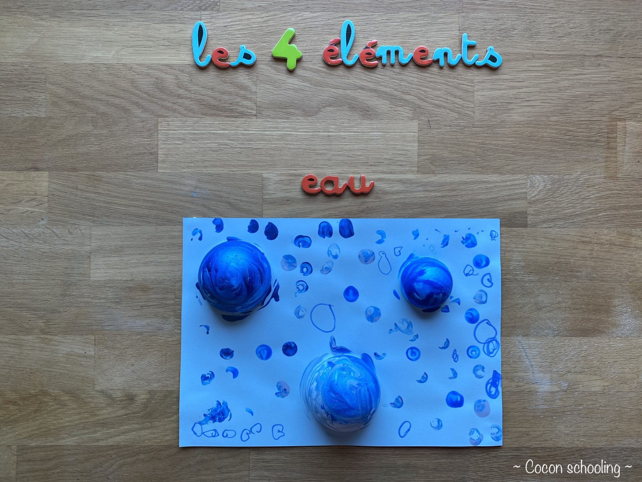 Thème: Les 4 éléments – Cocon-Schooling