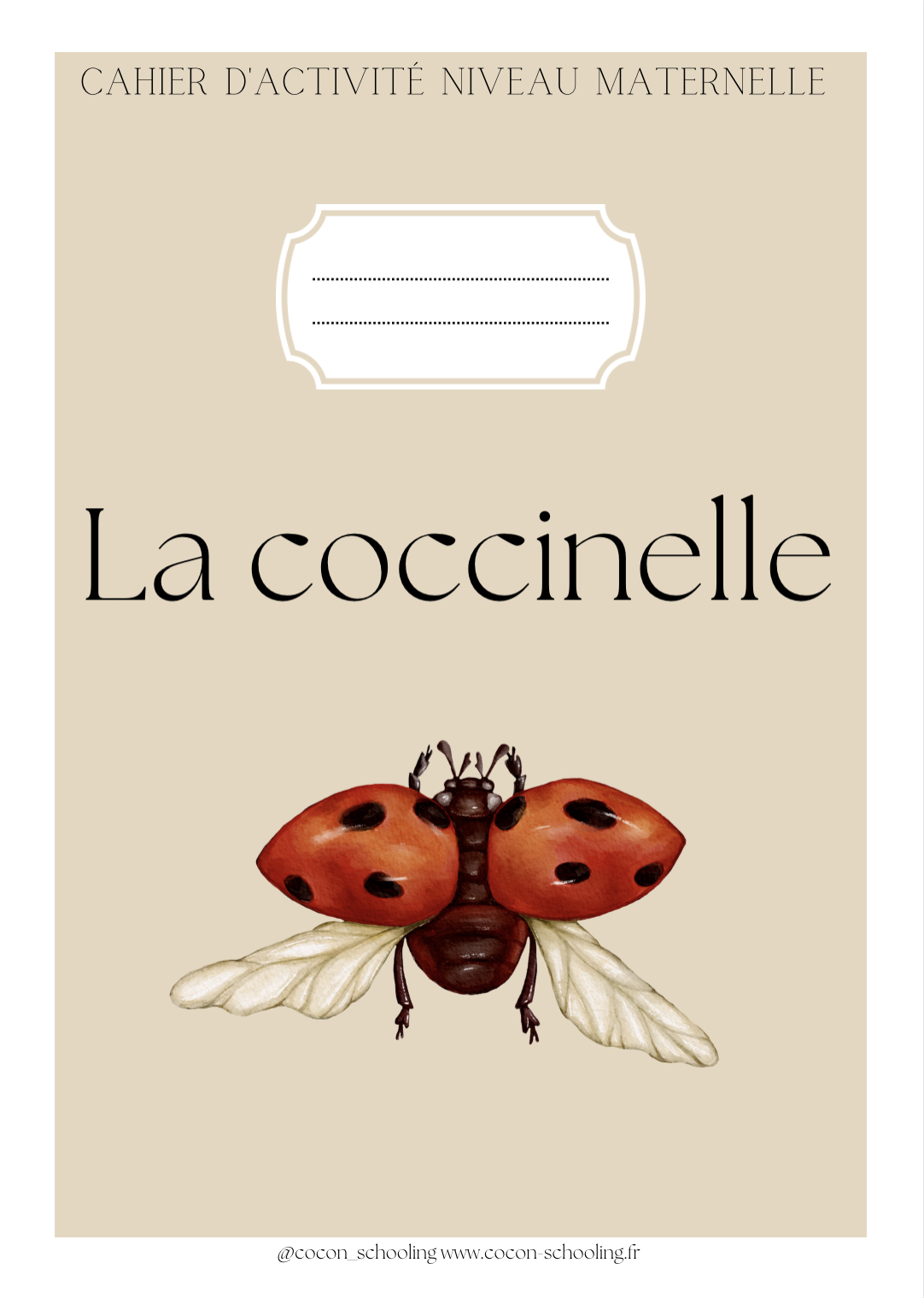 Les coccinelles – Cocon-Schooling